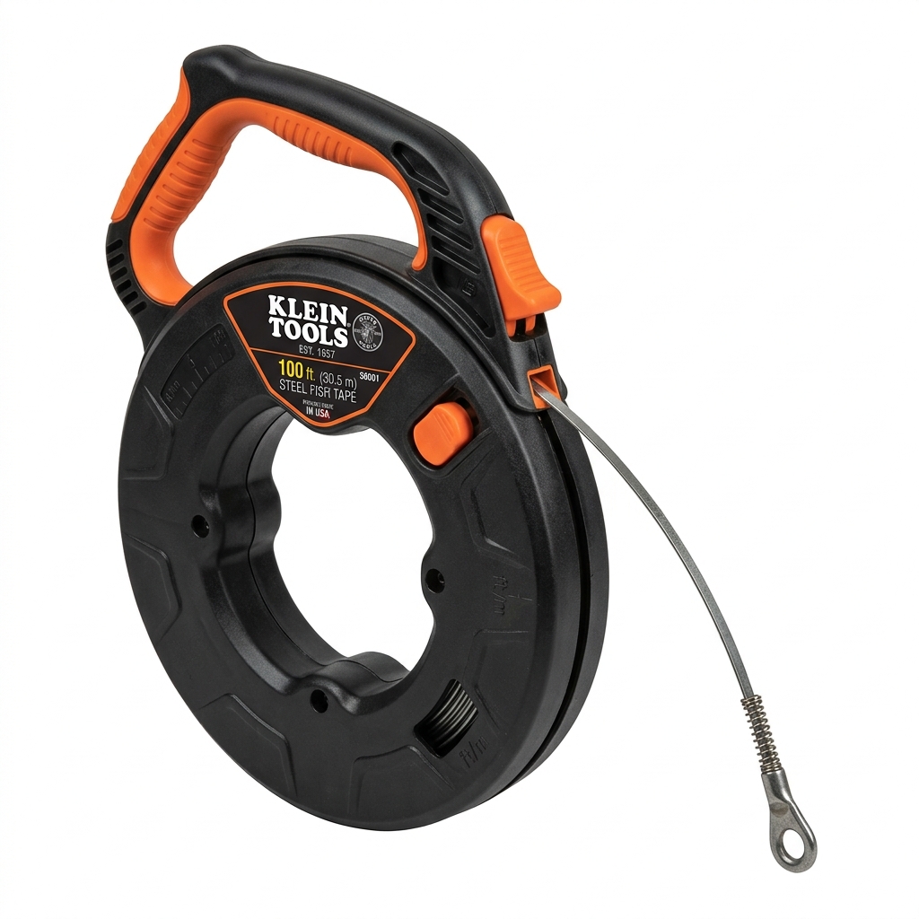 Klein Tools 56005 50-Foot Steel Fish Tape