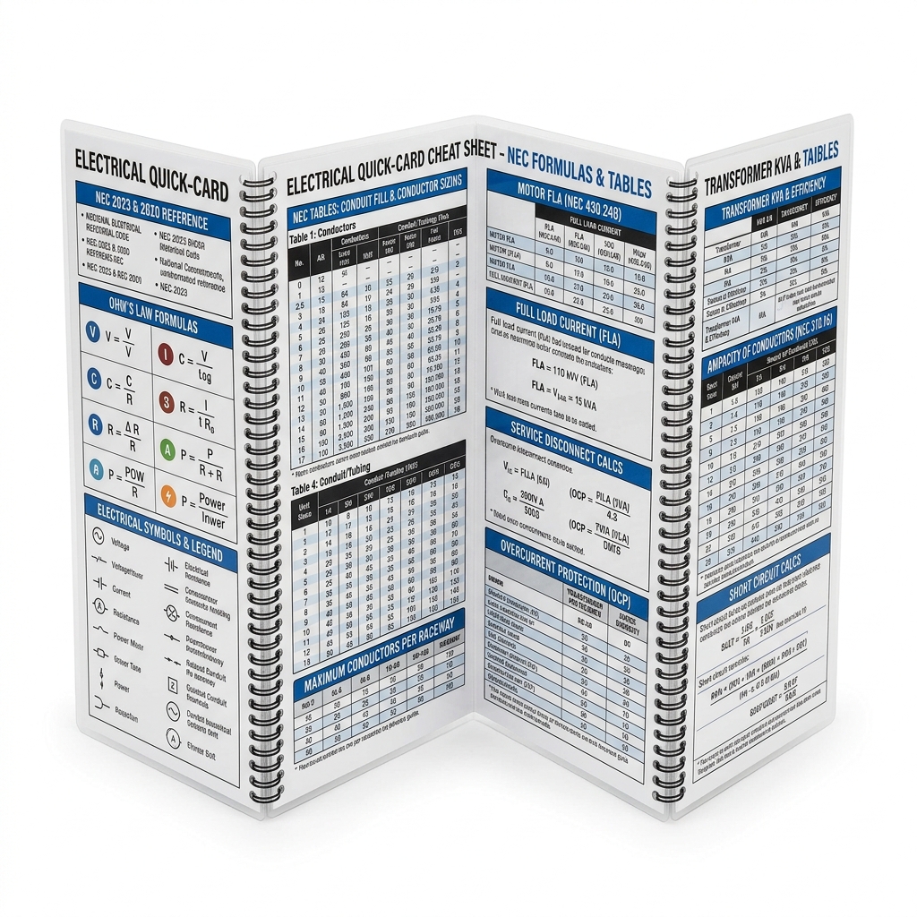 NEC Quick-Card (Laminated Reference Card)